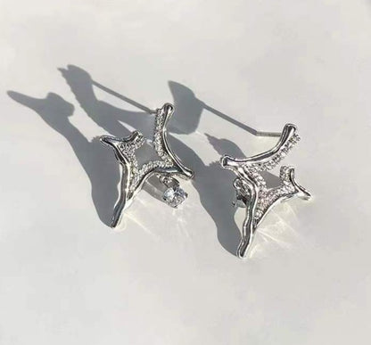 Asterism Rhinestone Earrings